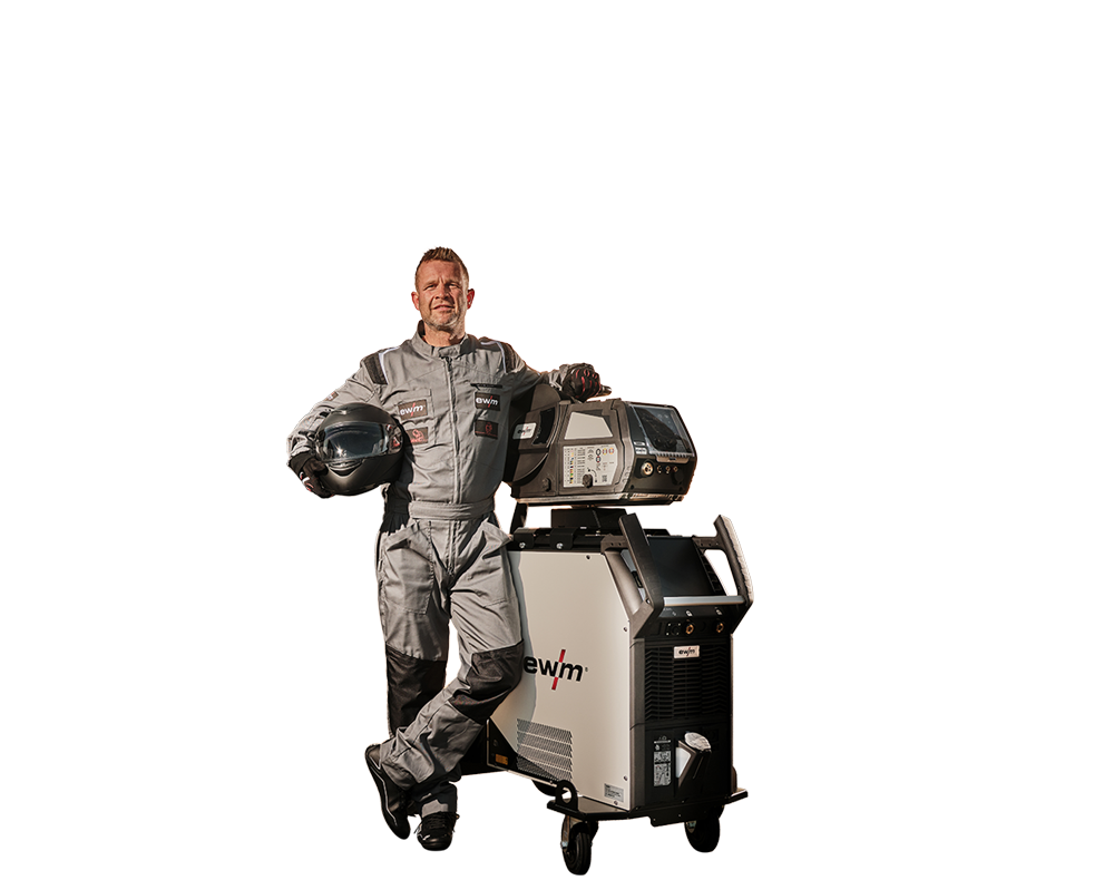 Welder using EWM welding technology